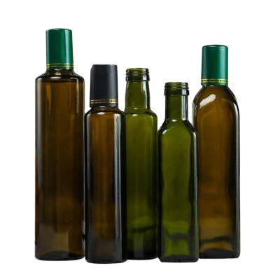 China Food Soy Sauce Vinegar Bottle Round Square Camellia Oil Bottle 500ml Olive Oil Bottle for sale