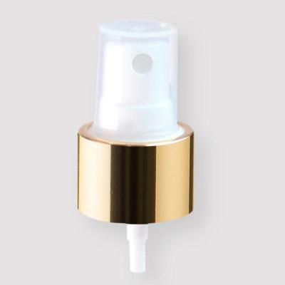 China Bottles Anodized Half Cover Spray Pump Head Perfume Spray Head PET Bottle Accessories Spray Head Cover for sale