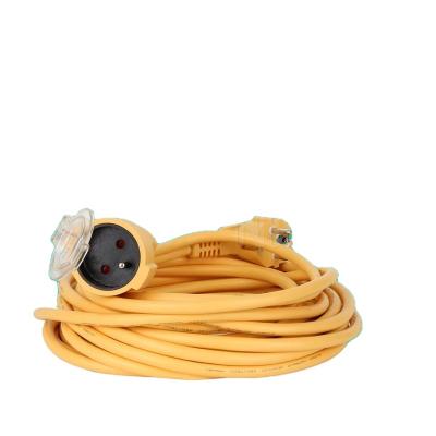 China French Standard Home Appliance Plugs Extension Power Cable Cord CCA Conductor Electrical Cables Wire for sale