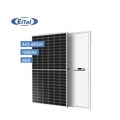 China New Inventory Commercial Panel 450w 460w EITAI Solar Mono Cell Solar Panel Price Half for sale