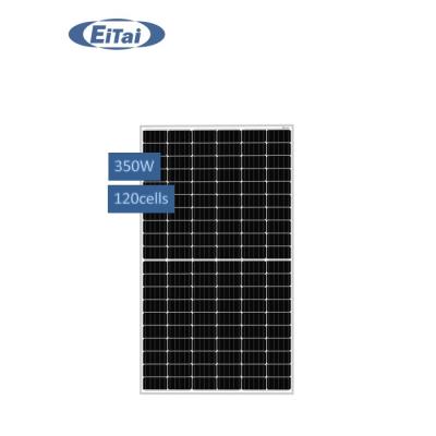 China GTP-605 EITAI Allscale 350 watt 120cells 5bb price cuts 350w solar panel mono solar cell module half panels ETHM350W for sale