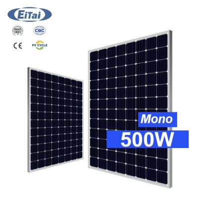 China B66 500w commercial solar panel 96 cells solar panel photovoltaic panel for home use for sale