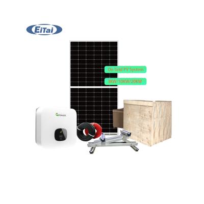 China ON-21 EitaiSolar Home Energy System15kw 15 KVA Solar System On National Grid Price for sale