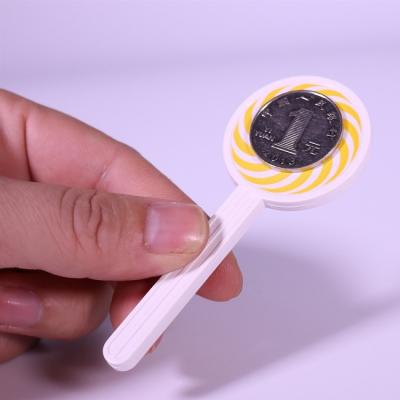 China Toy Fun EN71 Eco-friendly Materials New Version Kids Toys Coin Magic Tricks Money Disappearing And Appearing Magic for sale