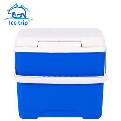 China Waterproof Plastic Portable Outdoor Camping Medical Ice Chest Cooler Transport Cooler Vaccine Box for sale