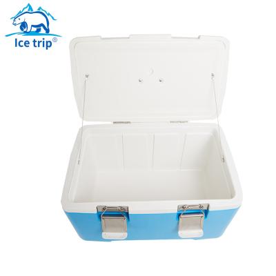 China Wholesale Waterproof Ice Cooler Box Cooler Plastic Hard Ice Chest with Handle for Beverage Food Fishing and BBQ for sale