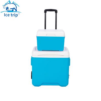 China Best Selling Waterproof Hard Plastic Foam Insulated Freeze Food Drink Storage Ice Cooler Box Chest for sale