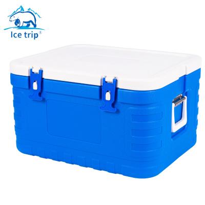 China Promotion Gift Beer Agent Waterproof Plastic Fruit Ice Cooler Box Cooler Box For Outdoor Camping BBQ for sale