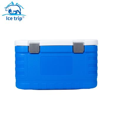 China Good quality waterproof hard plastic ice chest keep cool cooler box for holiday camping use for sale