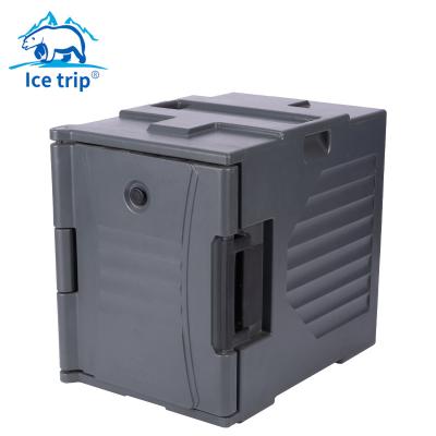 China Waterproof Plastic Portable Outdoor Ice Chest Fishing Box Insulated Hard Camping Cooler Box For Hiking for sale