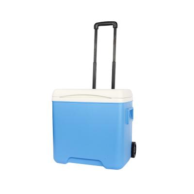 China New Waterproof Professional Rotating Chest Ice Cooler Box Ice Cooler Mold Cooler Box For Fishing Outdoor Activity for sale