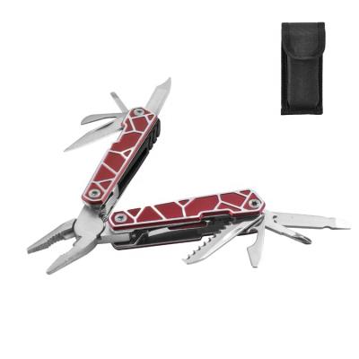 China MULTI FUNCTIONAL Rescue Multi Tool Folding Kit Mini Survival Tool Pocket Stainless Steel EDC OEM Key Chain for sale