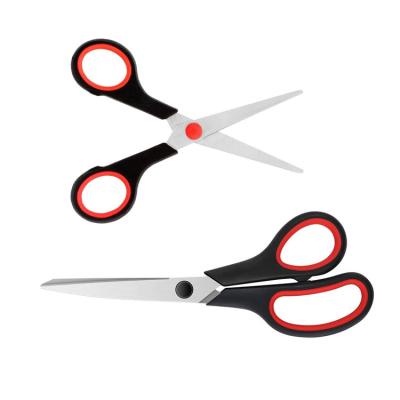 China High Quality 2 Pack Universal Cut Office Multi-Purpose Scissors Set with Soft Handles for sale