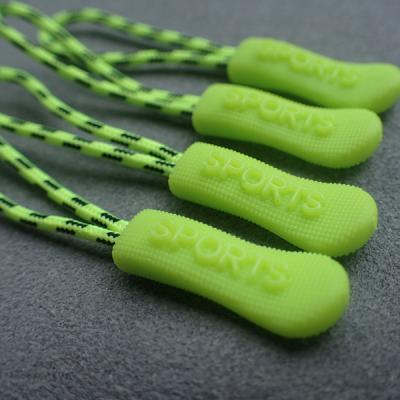 China Eco Friendly Sportwear TPU Zipper Slider Puller for sale