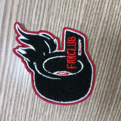 China Large Pattern Color Towel Embroidery Patch Chenier Decal Logo for sale