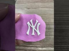 Custom 3D Logos Embossed Soft Silicone Heat Transfer Label For Clothing Use