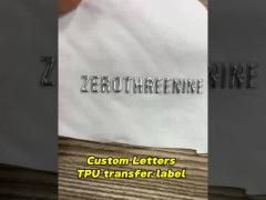 TPU Heat Transfer Label