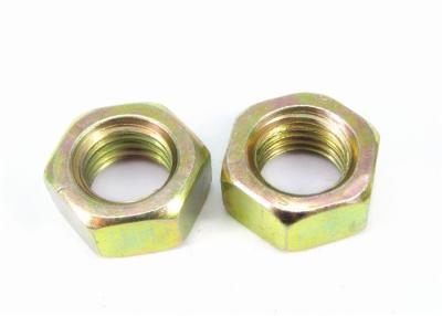 China Colorful Zinc Plated Hex Head Nuts Hexagon Thin Nuts DIN 933 For Automobile Industry for sale