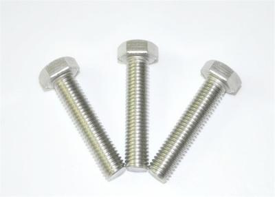 China DIN Q235 Standards Hex Head Flange Bolt And Nut A40 M6-M48 , White Zinc Plated for sale