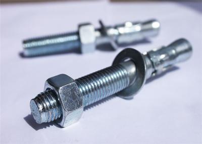 China High Strength M6 Wedge Bolt Anchors , Galvanized Wedge Anchors For Concrete for sale