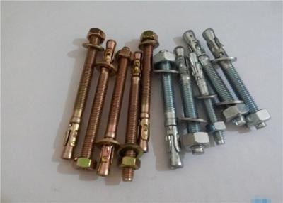 China Custom M12 Wedge Type Anchor Bolts , Concrete Wedge Anchor For Wall Mounting for sale