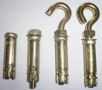 China High Strength Galvanized Eye Bolts With Drywall Anchor For Building Construction for sale