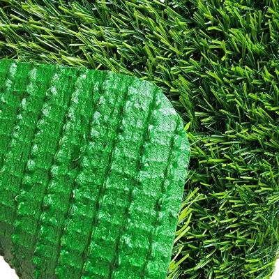 China Green Garden PP Pe Good Hot Sales Price Landscaping Football Mat Artificial Grass for sale