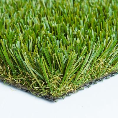 China PE+PP 40mm 8500Dtex 4 Colors Lawn Turf Landscape Synthetic Grass For Garden for sale