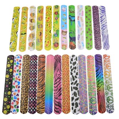 China Children's toys applause circle hand bracelet colorful cartoon figures and animals slap wristband gifts wristband PVC wristband for sale