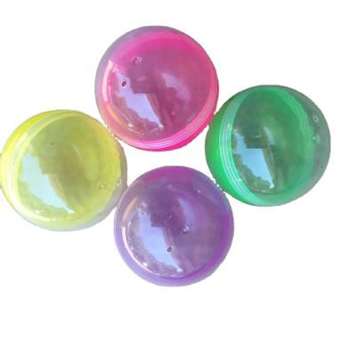 China 75*75mm Diameter Cheap Colored Plastic Balls Empty Capsule PP Balls For Toy Vending Machine SM-0151 for sale