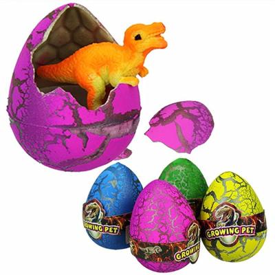 China Children's Toys 12 PCS/box Baby Funny Children's Dinosaur Egg Kids Toys Large Sprinkle Expansion Hatching Egg Kids Animal Toy for sale