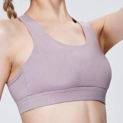 China Wholesale And Custom Breathable High Impact Fitness Private Logo Label Lift Up Running Mesh Workout GYM Yoga Sports Bra for sale