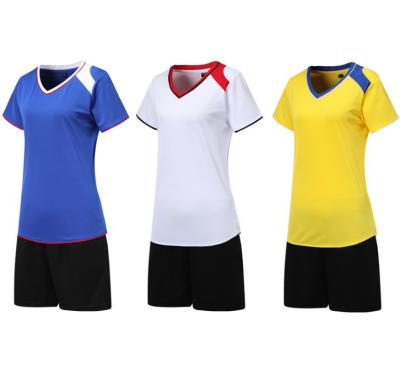 China Wholesale Soccer Uniform Short Sleeve Sets Jersey Shorts Volley Ball Soccer Uniforms Soccer Training Cheap Wear Sets for sale