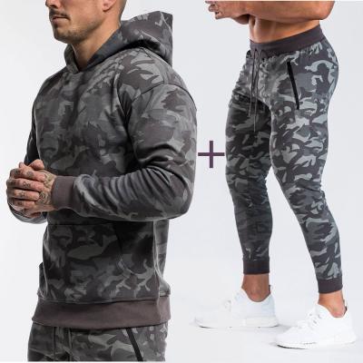 China Customizable Breathable Fitness Men's Jogging Logo Streetwear Gym Sweat Sport Suit Set Men's Jogging Clothing Sets for sale