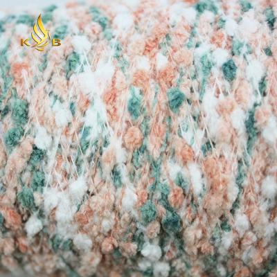 China 100% Polyester Bright Bean Fancy Yarn For Knitting Sock And Sweater China for sale