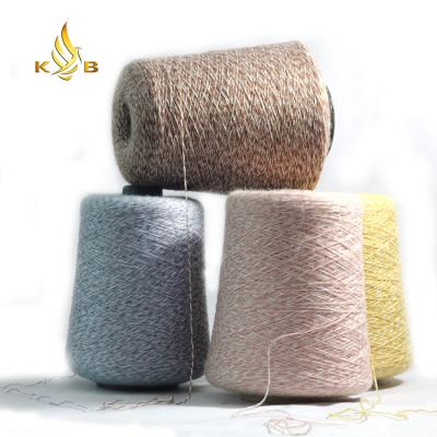 China Soft Feeling Knitting Yarn AB Hair Core Long Spun Yarn Nylon PBT Blend Acrylic Yarn for sale