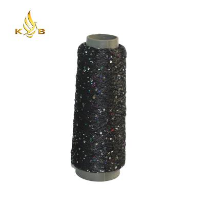 China 2019 Waterproof New Arrival Type Sequin Thread Fancy Knitting Yarn for sale