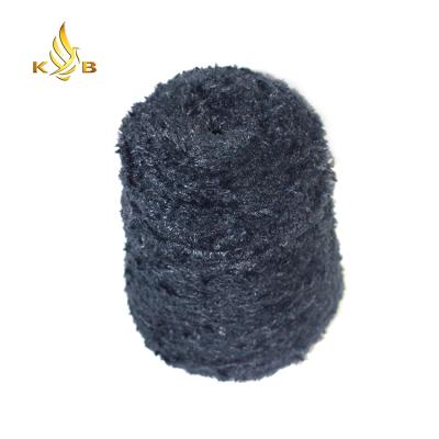 China 2cm Fancy Yarn Length Polyester Viable Fur Yarn For Hand Knitting for sale