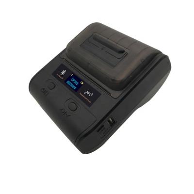 China Mini Wireless BT Thermal Receipt 80mm Portable Black And White POS Mobile Barcode Label Printer Support Android /IOS for sale