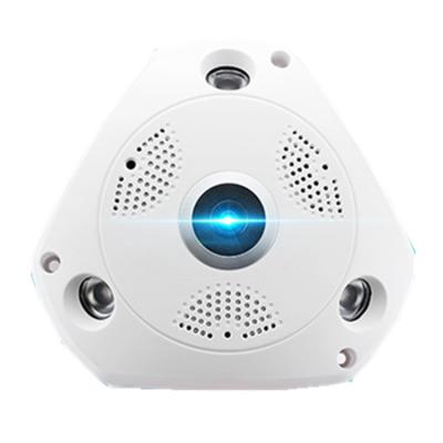 China Hot Selling NIGHT VISION 360 Degree Camera Wifi Baby Care Monitor VR Camera UFO Fisheye Smart Panoramic Surveillance Wireless Camera for sale