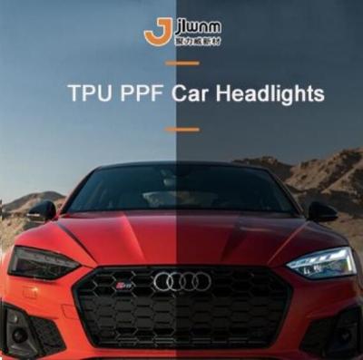 China Removable Glue Car Headlight Protective PPF Headlight Tint Film 0.3x15m for sale