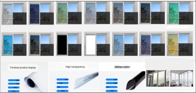 中国 OEM ODMの造る絶縁材のフィルムの装飾的なプライバシーの窓のフィルムの紫外線拒絶 販売のため