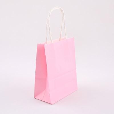 China Recyclable Yunqian Customs Printed Shopping With Handles Take Out For Restaurant Brown Kraft Paper Bag for sale