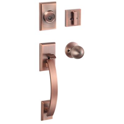 China Entry wide handleset manufacturer lock door application handle zinc alloy lock for sale