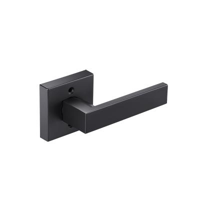 China Small Modern Dummy Cabinet Square Lock GLOBE Black /Satin Nickel Cabinet Dummy Square Lock Cabinet Door Lever GLOBE ROOM Small Dummy Door Lock Set for sale