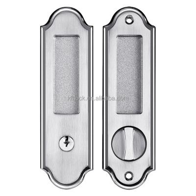 China Factory Supplier Modern Guangdong Cylinder Sliding Door Lock Latch Bolt Zinc Alloy Solid Brass Body For Interior Wood Door for sale