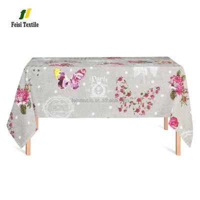 China Oilproof Shape butterfly polka dots table cloth tovaglia for home dining for sale