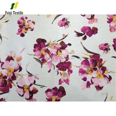 China Textiles Oil Painting Flower Design Heat Transfer Printing Paper For Girl Dress for sale