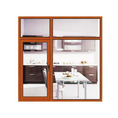 China High Quality Magnetic Screen Double Glazed Aluminum Casement Patio Door For Home for sale