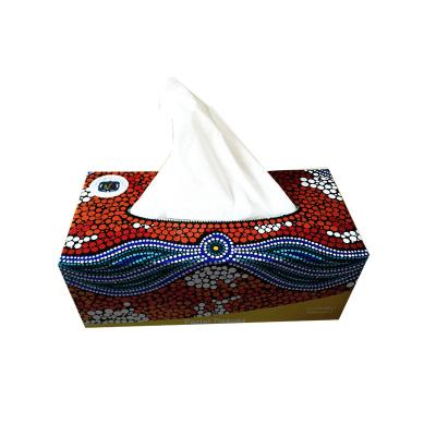 China Eco-friendly Disposable Soft Tissue Paper Box Package Soft Facial Tissue Paper for sale